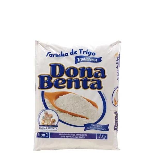 Farinha De Trigo Dona Benta Sem Fermento 1kg