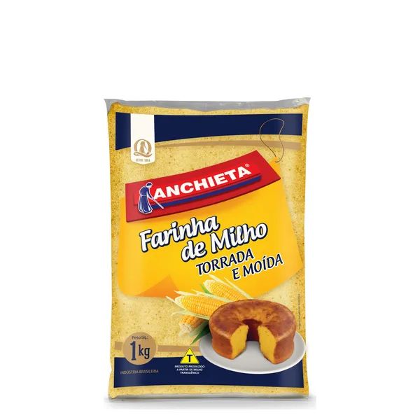 Farinha De Milho Torrada e Moida Anchieta 1kg