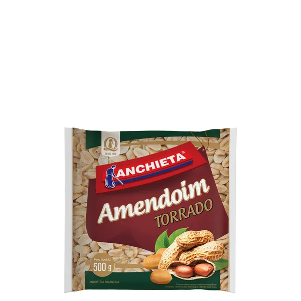 Amendoim Torrado Grão Anchieta 500g