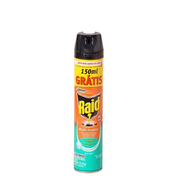 Inseticida Aerosol Multi Insetos Eucalipto Raid 420ml