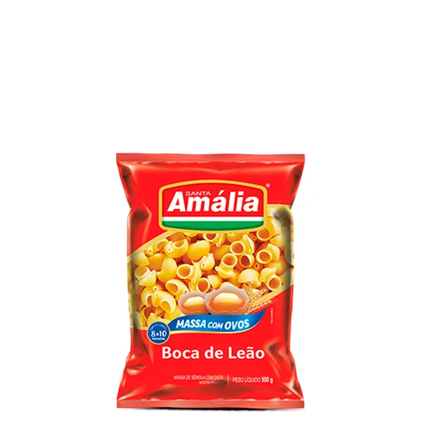 Macarrão Boca de Leão Ovos Santa Amália 500g