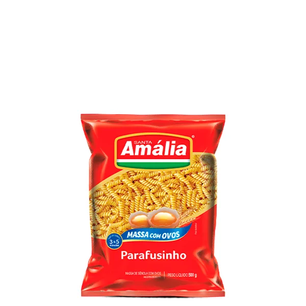 Macarrão  Parafusinho Ovos Santa Amália 500g