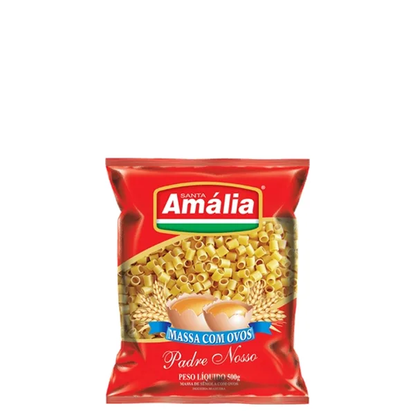 Macarrão Santa Amalia Com Ovos Padre Nosso 500g