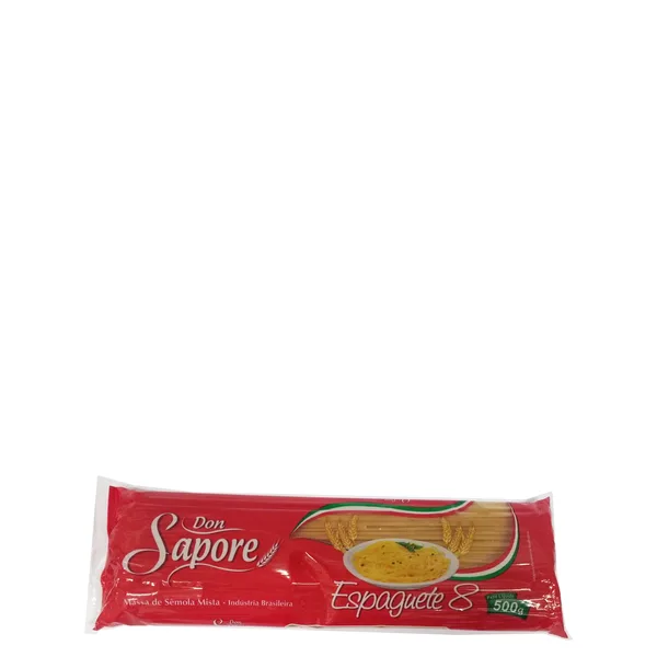 Macarrão Don Sapore Semola Longo 500g Nº 8