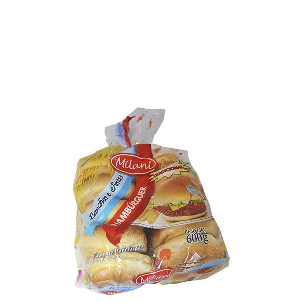 Pão de Hamburguer Milani 600g