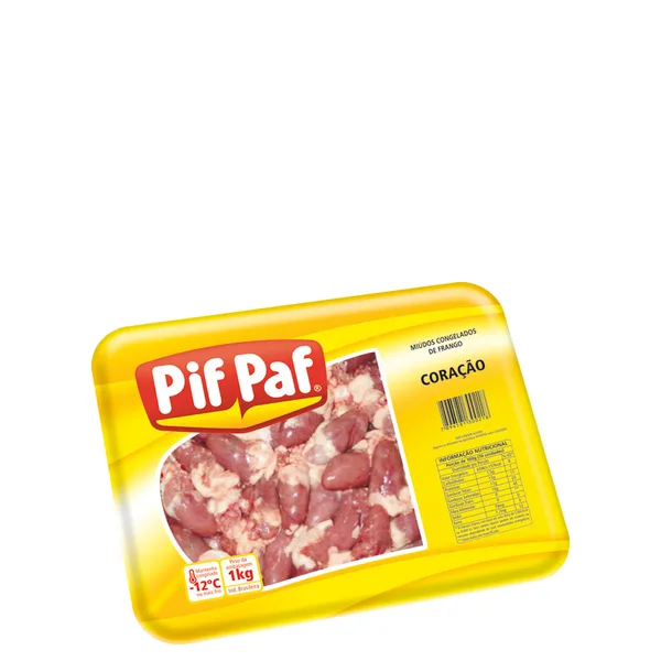 Coração de Frango Pif Paf Bandeja 1kg