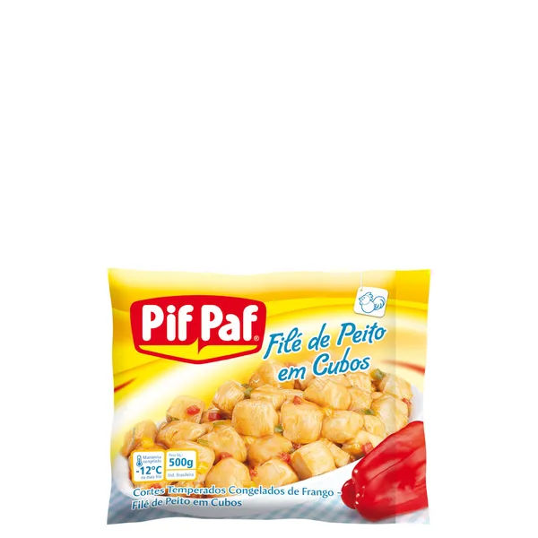 Filé de Peito Pif Paf Cubos 500g