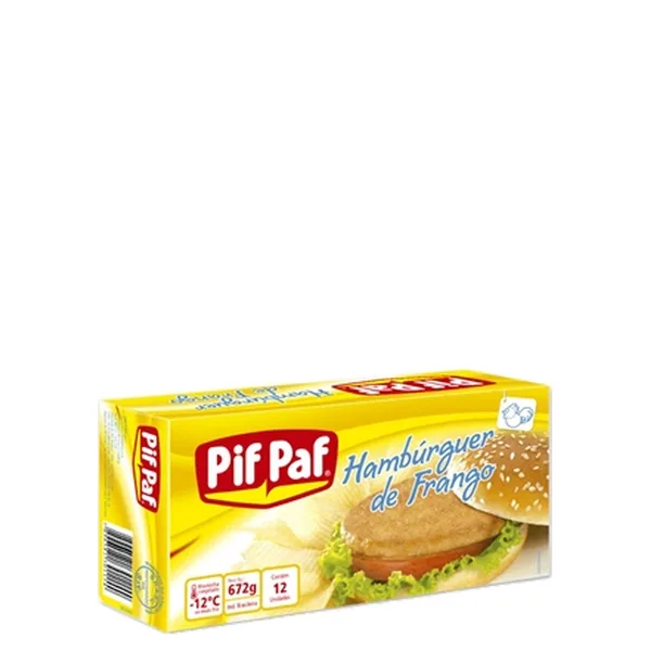 Hamburguer de Carne Bovina Pif Paf 672g