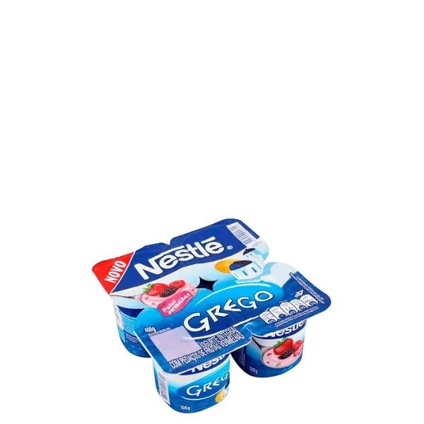 Iogurte Grego Frutas Vermelhas Nesté 400g