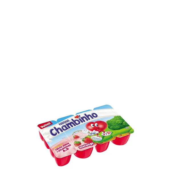 Iogurte Petit Suisse Chambinho Morango Nestlê 320g