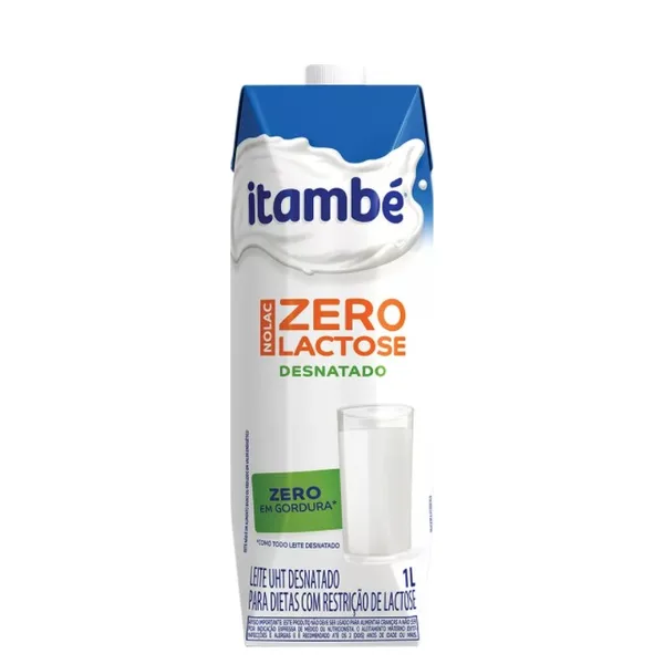 Leite Longa Vida Nolac Itambe Desnatado Tetra Pak1 L