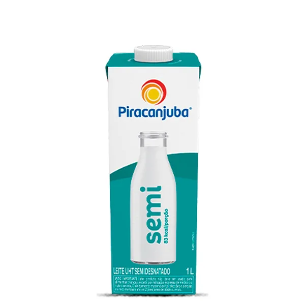 Leite Piracanjuba Semidesnatado 1L