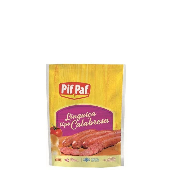 Linguiça Tipo Calabresa Pif Paf Grossa 500g
