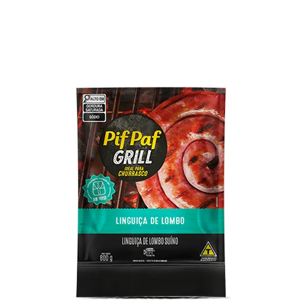 Linguiça de Lombo Pif Paf Grill 800g