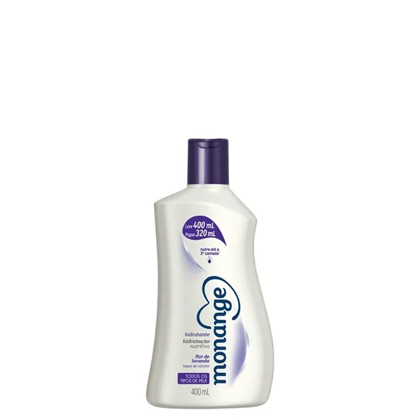 Loção Hidratante Flor de Lavanda Monange 400ml