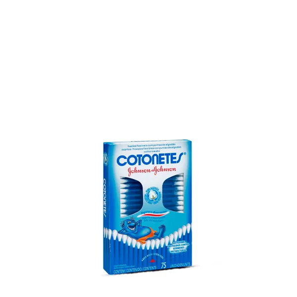 Cotonete Johnsons com 75 Unidades
