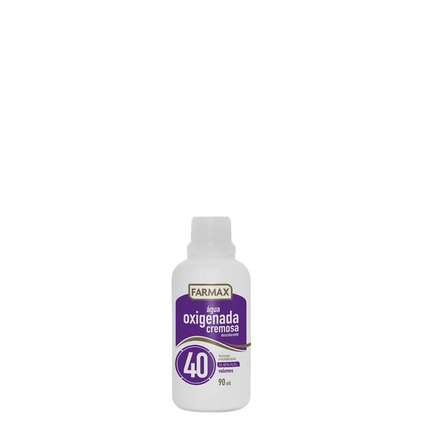Descolorante Farmax Água Oxigenada 40 VL 90 ML