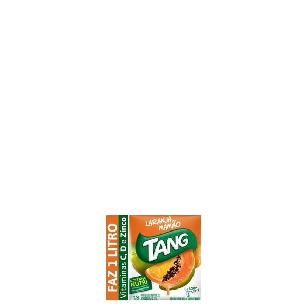 Refresco em Pó Tang Laranja Mamão 25g