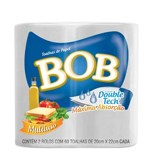 Papel Toalha Bob Com 2 Rolos