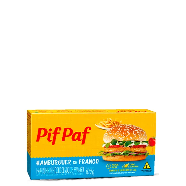 Hamburguer de Frango Pif Paf 672g