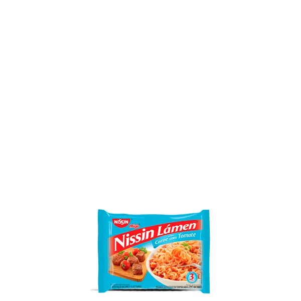 Macarrão Instantâneo Sabor Carne Com Tomate Nissin Miojo 85g