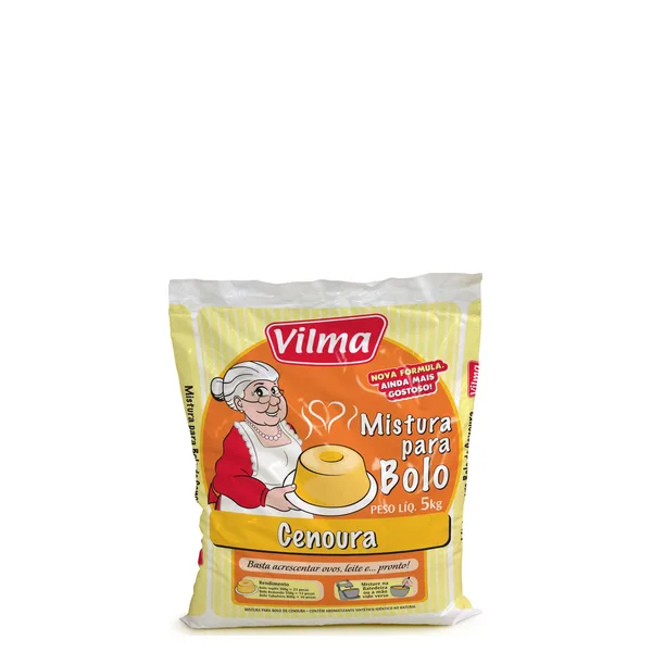 Mistura para Bolo Cenoura Vilma 400gr