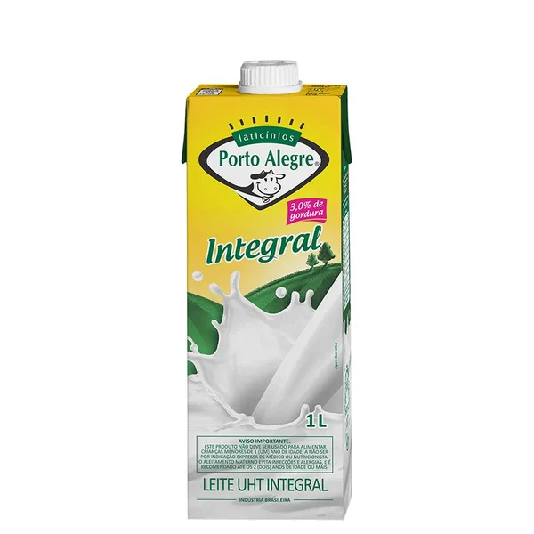 Leite Longa Vida Integral Porto Alegre 1L