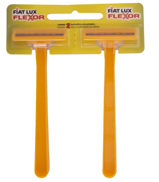 Aparelho de Barbear Fiat Lux Flexor com 2 Unidades