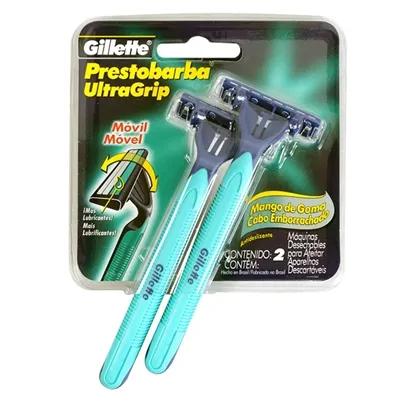 Aparelho de Barbear Ultra Grip Movel com 2 Unidades