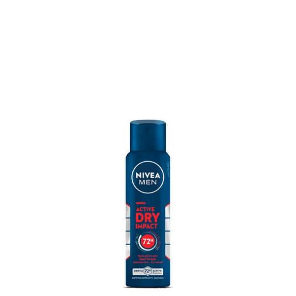 Desodorante Aerossol Active Dry Impact Nivea Men 150ml