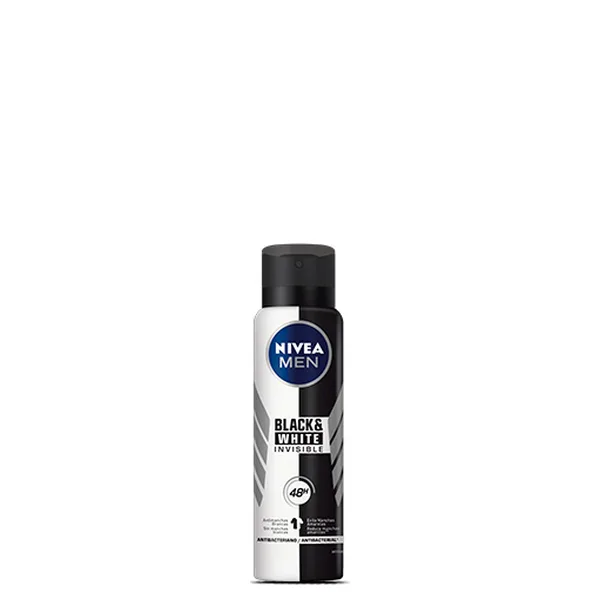Desodorante Aerossol Black White Invisible Men Nivea 150ml