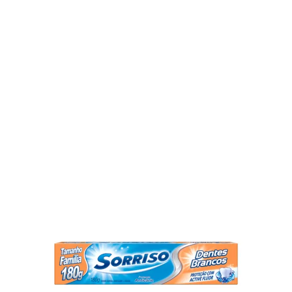 Creme Dental Dentes Brancos Sorriso 180g