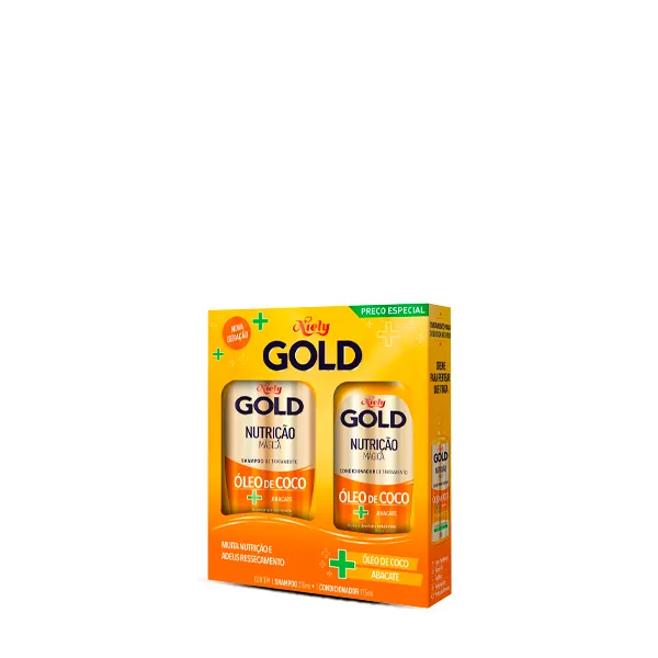 Kit Nutrição Magica Óleo de Coco Niely Gold