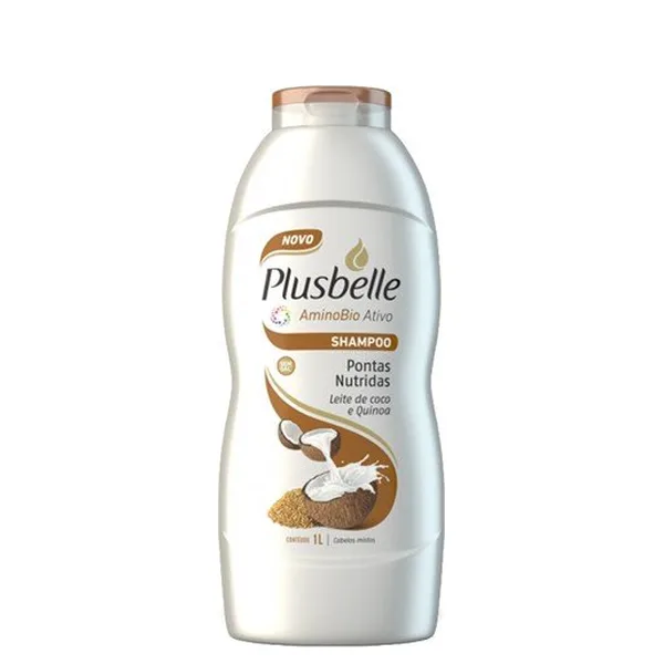 Shampoo Plusbelle Leite Coco Quinoa 1L