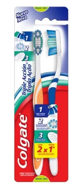 Escova Dental Tripla Ação Colgate Leve 2 Pague 1