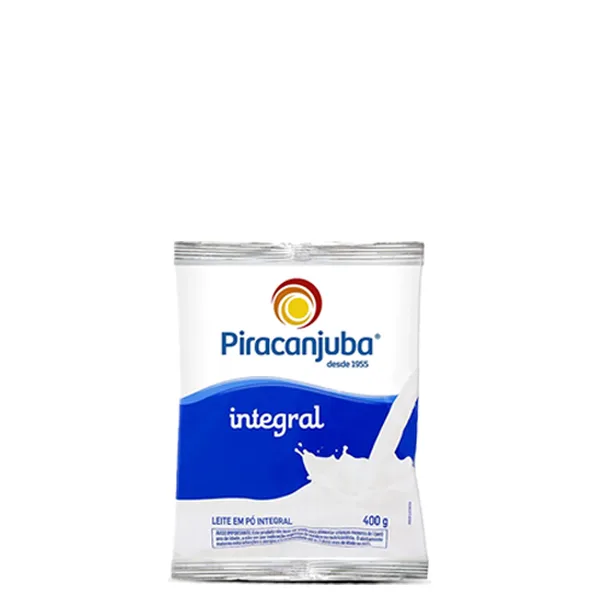 Leite Em Pó Piracanjuba Integral 400g