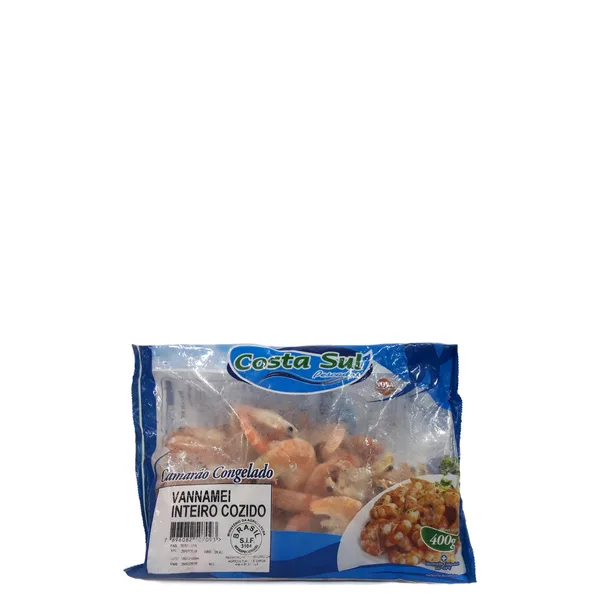 Camarão Congelado ´Bomar Pacote 400g Pct