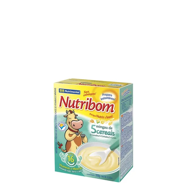 Mingau Nutribom 5 Cereais Caixa 350g