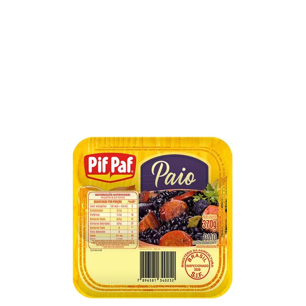 Linguiça Paio Pif Paf 370gr