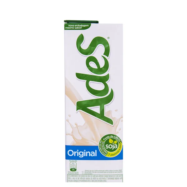 Bebida de Soja Original Tetra Park AdeS 1L