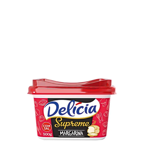 Margarina Supreme Delícia Pote 500gr