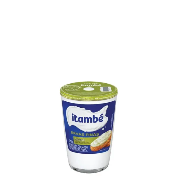 Requeijão Cremoso Ervas Finas Itambé Copo 220gr
