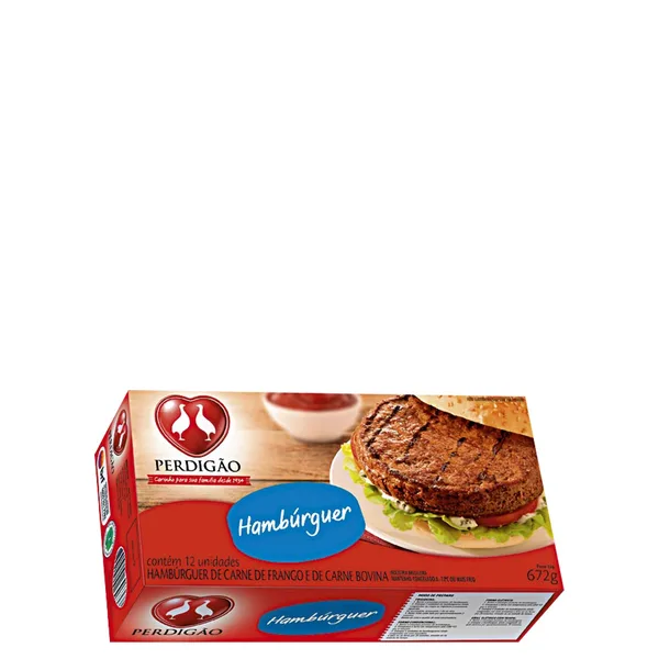 Hamburguer de Carne Bovina Perdigão 672gr