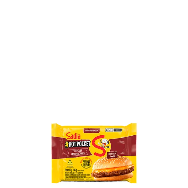 Hot Pocket X-Picanha Sadia 145g