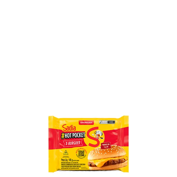 Hot Pocket X-Burguer Sadia 145g