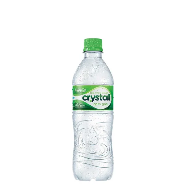 Água Mineral com Gás Crystal 500ml