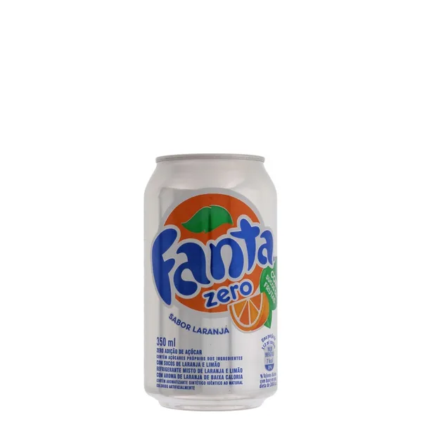 Refrigerante Fanta Laranja Zero Lata 350 ml
