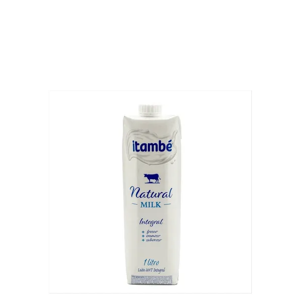 Leite UHT Itambé Integral Natural Milk Tetra Pak 1L