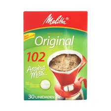 Filtro de Papel Melitta 102 com 30 unidades