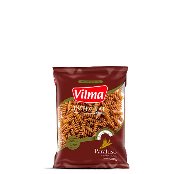 Macarrão Integral Parafuso Vilma 500g